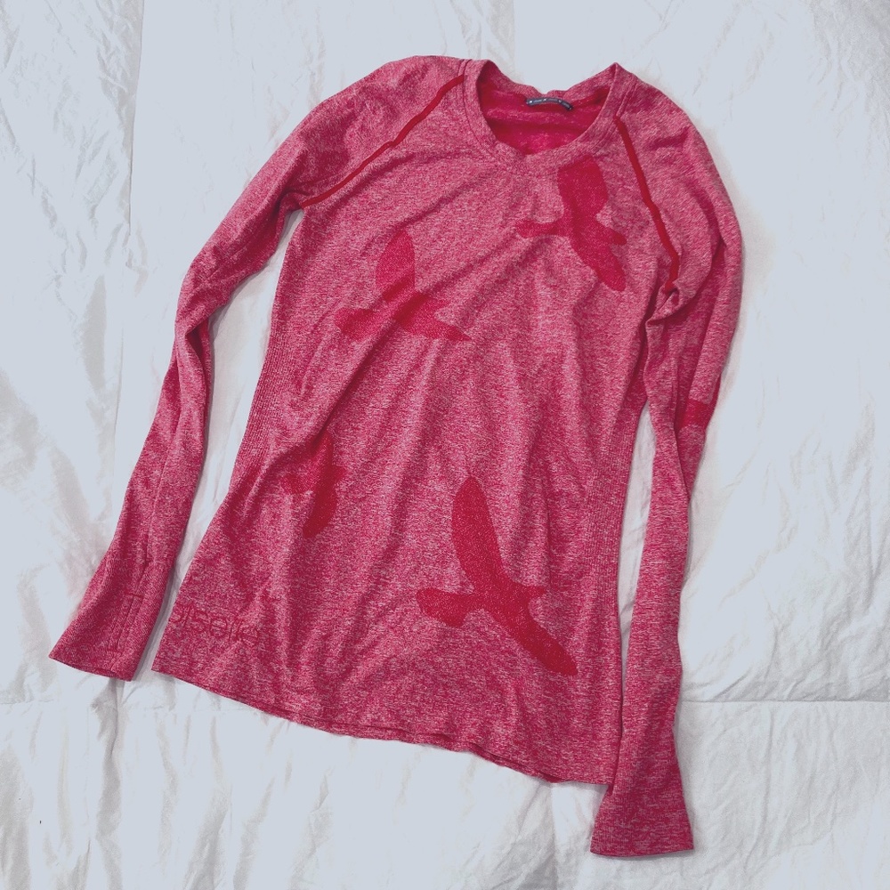 Oiselle flyte longsleeve red
